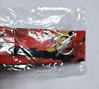 Rare Six Flags Dc Comics Keychain  4 - The Flash Metal Emblem Bag Clip Strap