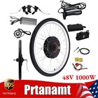 26 Inch 48v Electric Bicycle Rear Wheel Hub Motor E-bike Conversion Kit 1000w
