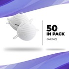 Dust And Particle Masks  Pack Of 50 - Disposable Safety Respirators