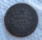 1798 1c Bn Draped Bust  Large Cent  Rare Key Date Type Coin Corroded Scratched
