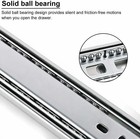 1-5 Pairs Full Extension 100-lb Ball Bearing Drawer Slides 10 -22 
