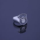 Silver Custom Shield Ring Personalized Coat Of Arms Family Crest Signet Jewelry