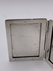 Opulent Folding Sterling Silver Double Picture Frame