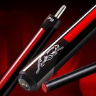 P3 58  Classic Red Black Technologh Billiard Pool Cue Stick 10 8 11 8 13mm