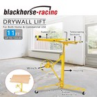 11ft Drywall Lifter Panel Hoist Jack Rolling Caster Construction 150lbs