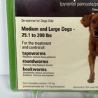 Sentry Worm X Plus 7-way De-wormer   med large Dog   2 Chewables   exp 03 2027