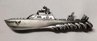 1940s 50s Usaf Sterling Silver Air Sea Rescue Crash Boat Pin - Gemsco N y    Pb