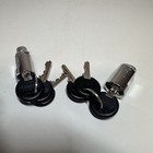 2- Chateau Bezel Cylinder Door Lock Public Rental Storage Locker Unit    3 Keys