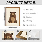 Nursery Wall Art Baby Canvas Pictures Bear Wall Decor Boys Room Prints Kids Post