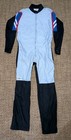 Vintage Suits By Bev Skydiving Jumpsuit With Blue Grippers Grey   Black 57 5  Hi