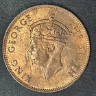Seychelles 1948 2 Cents King George Vi  Km  6 Uncirculated