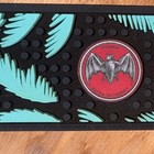 Bacardi Rum Rubber Bar Rail Runner Spill Mat Leaf
