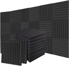 24- 96 Pack Acoustic Foam Panels Studio Noise Soundproofing Wall Tiles 12 12in