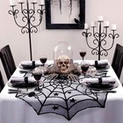 Halloween Horror Decoration Props Cobweb Tablecloth Fireplace Decoration Haunted