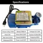 1 2 Hp Clear Water Pump Electric Centrifugal Clean Water Industrial Farm Pool