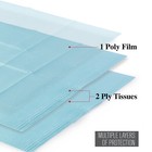 500pcs Dental Disposable Bibs 3-ply Medical Tatto 13 x18  Patient Bibs