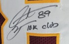 Santana Moss Signed autographed inscribed Redskins Custom  Jersey Jsa 157554
