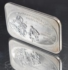 1848 - 1973 California Gold Discovery Ussc 1oz 999 Fine Silver Bar C3950
