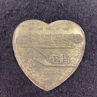 St  Petersburg Florida Million Dollar Pier Metal Heart Early 1900s Original