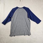 47 Brand Seattle Seahawks Shirt Women s Large Blue Gray Raglan 3 4 Sleeve Nfl