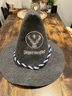 Jagermeister Vintage Oktoberfest German Beer Drinking Promo Tall Hat Bavarian