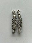 Pair Bolo Tie Tips Replacement Aglets Metal Cord Ends Western Cowboy Accessories