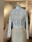 Wedding Dress Topper Jacket For Bride Lace Long Sleeves Top Accessories