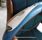 1950 s Schwinn B6  Phantom  Straight Bar  Spring Fork Front Fender Complete