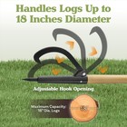 Log Peavey And Cant Hook Tool     49-inch Wood Handle For Separating Stacked     