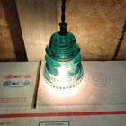 Vintage Glass Insulator Pendant Light Antique Industrial Hanging Lamp Steampunk