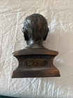 Vintage Bronzed Abraham Lincoln The Union Savings And Loan Co  Coin Bank  No Key