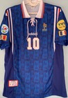 Zinedine Zidane Signed Autographed France 96 Home Jersey With Beckett Coa