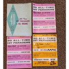 Vintage Lot 20 All-time Hit Paraders Easy Piano Organ Solos Sheet Music