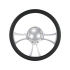 14  Billet Steering Wheels Black Half Wrap Restoration Suburban El Camino
