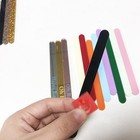 10pcs Cakesicle Cream Wedding Cupcake Stick Acrylic Cake Topper Gold Mirror Ice