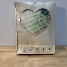 Vintage Red Heart Latch Hook Kit Coats   Clark 6615-01 Christmas Wreath 15 X 15