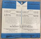 Delaware   Hudson Railroad Montreal Ltd   Laurentian  1935 Advertising Leaflet