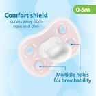 Advantage One-piece Silicone Baby Pacifier fully Symmetrical Soother 0-6m 3 Pack