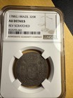 Brazil 1788 L 320r Fresh Back From Ngc Lisbon Issue Maria 1