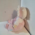 Eden Baby Doll 12  Pink Terry Girl Plush Lovey Blonde Blue Eyes Crinkle Rattle
