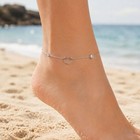 Hollow Love Heart Anklet For Women Stainless Steel Waterproof Foot Jewelry