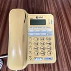 At t Cl2909 Corded Phone Beige Caller Id Speakerphone Landline Desk Home Office