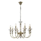 Antique Bronze 8-light Chandelier Vintage Pendant Ceiling Fixture Living Room