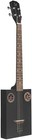 J n Guitars Unique 4-string Acoustic Cigar Box Guitar W  Gig Bag - Black