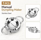 Stainless Steel Dumpling Maker Ravioli Wonton Press Mold For Pierogi Empanada