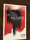  rare  Them Crooked Vultures Concert Poster Los Angeles Ca Club Nokia 4 14 2010
