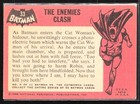 1966 Topps Batman Black Bat Logo  33 The Enemies Clash - Set Break  Ex ex 