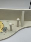Classic Winnie The Pooh Wooden Shelf With 4 Pegs 17-inches Pooh   Piglet