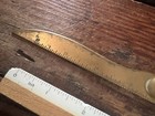 Vintage Advertising Brass Letter Opener - Monarch Cement Humbolt Kansas