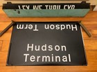 1969 Ny Subway Roll Sign Hudson Terminal World Trade Center Park Place Radio Row
